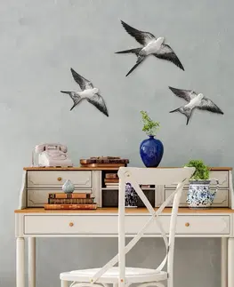 Dekorativní doplněk na zeď Flying Swallow - 2