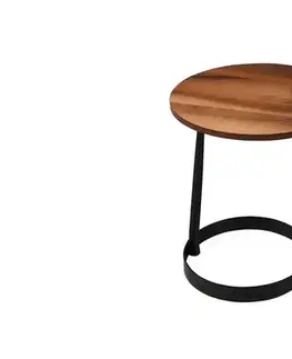 Odkládací stolek / Příruční stolek Callisto - Walnut