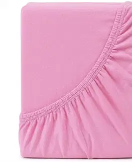 4Home Jersey prostěradlo IDEAL růžová, 140–160 x 200 cm, 140–160 x 200 cm