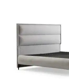 Rám dvoulůžkové postele s čelem Fresh 160 x 200 - Grey