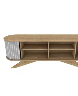 TV stolek Stor - Sapphire, White