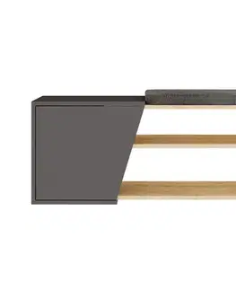 Botník Fiona - Oak, Anthracite