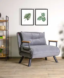 Křeslo Sando Single Grey