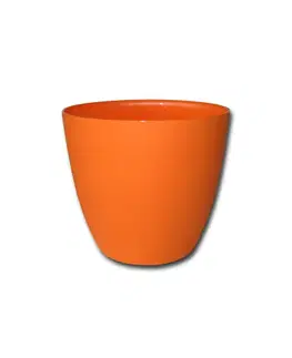 PROHOME - Květináč dekorační ELLA 21cm oranžový