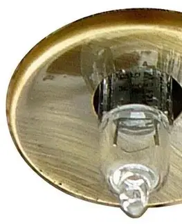 Halogenové stropní svítidlo, zlatá patina