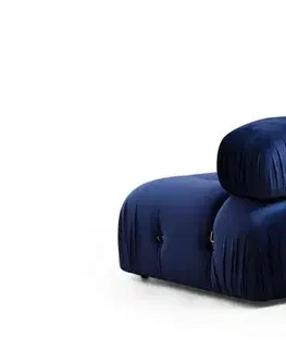 Rohová sedací souprava Bubble Velvet Blue L1-O1-1R-PUF