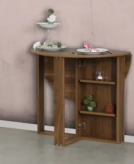 Skládací jídelní stůl Middle Walnut