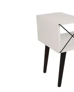 Noční stolek Cross - White