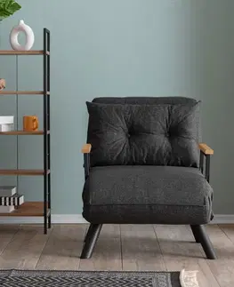 Křeslo Sando Single Dark Grey