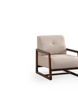 Křeslo ušák Athena Bergere - Beige