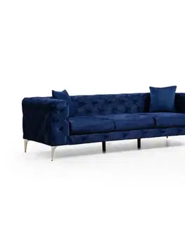 Trojmístná pohovka Como - Navy Blue
