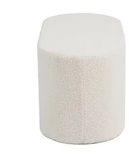 Taburet SOFT Capsule, bílá