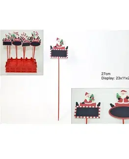 PROHOME - Santa 27cm zapichovací různé druhy