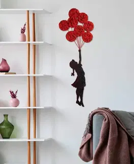 Dekorativní kovový doplněk na zeď Banksy - 11-1