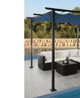 Pergola se stahovací střechou 3x3 m Dekorhome