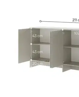 Dig-net nábytek Nástavec pro sklápěcí postel Lenart BED CONCEPT BC-11 | kašmír