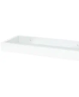 Nástěnná polička P-010, matná bílá