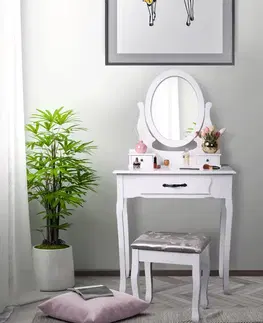 Toaletní stolek s taburetem LINET NEW Tempo Kondela