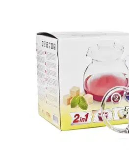 PROHOME - Konvice 1,5l MARTA celoskleněná
