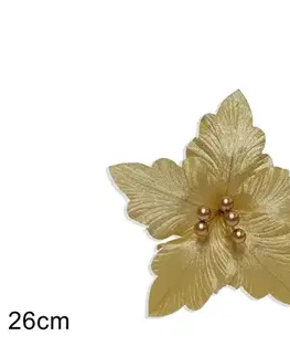 PROHOME - Stonek květ sametový 26cm zlatý