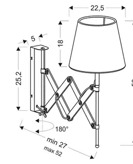 Nástěnné světlo MITO Candellux