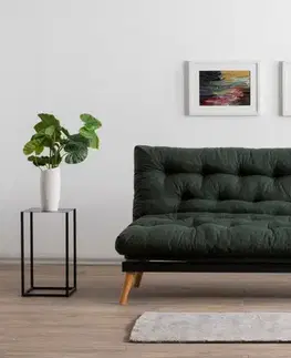 Trojmístná rozkládací pohovka Saki - Green
