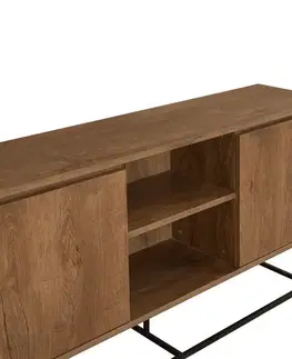 Skříňka Tela Walnut and Black
