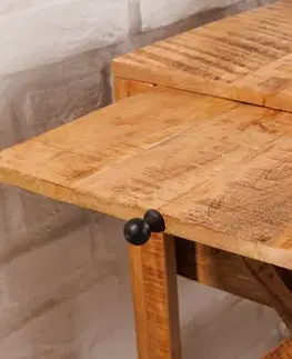 Barová skříňka s kolečky OFION Dekorhome