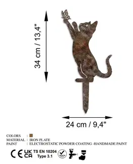 Zahradní dekorace Cat -A 01