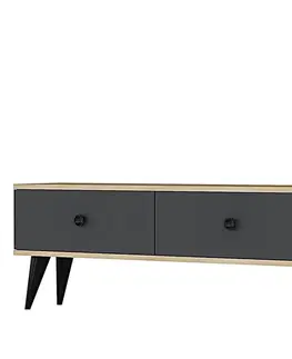 TV stolek Mona 120 - Sapphire Oak, Anthracite