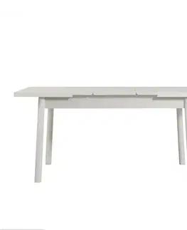 Jídelní set s rozkládacím stolem a lavicí (3 kusy) Santiago 1053 - White, Anthracite