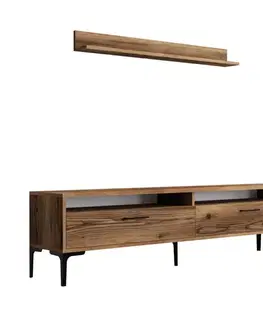 TV stěna / Sestava pod TV Istanbul - Walnut