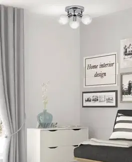Stropní svítidlo 3X40W E14 chrom TURNO