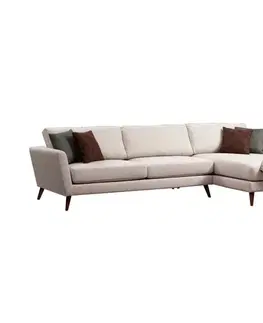 Rohová rozkládací pohovka Mayorka Corner Large Right ( L3 - Chl ) - Beige