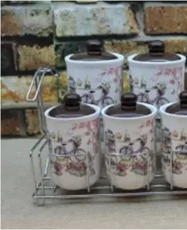 PROHOME - Dóza sada 7ks, drátěná polička