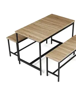 Jídelní set s 2 lavicemi AUT-G1175