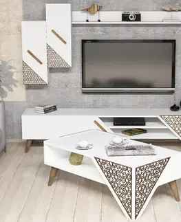 Living Room Furniture Set Beril - White