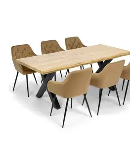 Jídelní židle BOUDOIR taupe, 2 ks