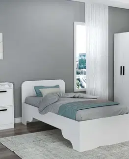 Rám jednolůžkové postele Luses - White