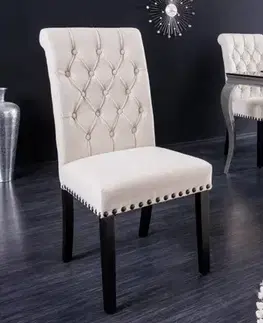 Chesterfield jídelní židle 2 ks FRIXON Dekorhome