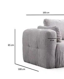 Dvoumístná pohovka Amaris 2 Seater - Light Grey