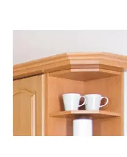 Koruna - ozdobná lišta k horní skříňce W60/60 LC LORA MDF NEW Tempo Kondela