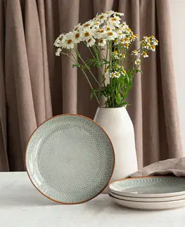 Talíř dezertní Coupe 20 cm sada 4 ks — Elements Day Mandala - 492519