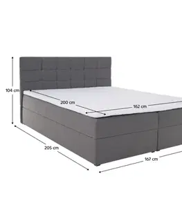 Boxspringová postel KAMILA Tempo Kondela