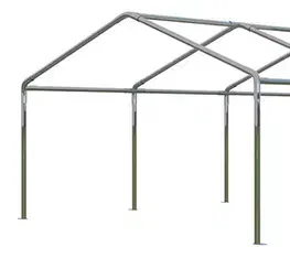Skladový stan 5x10m bílá KLASIK