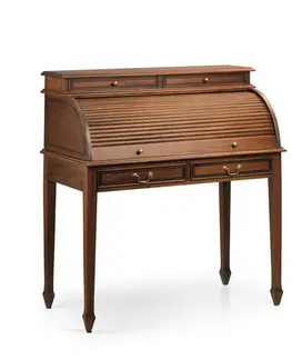 Estila Rustikální luxusní psací stůl se sekretářem M-Vintage 103cm v klasickém stylu