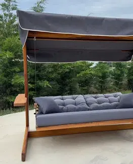 Garden Triple Swing Chair Sia 2400 - Anthracite