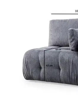 Trojmístná pohovka Amaris 3 Seater - Grey