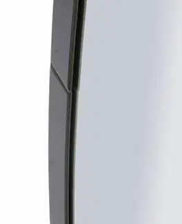 Estila Moderní designové oválné nástěnné zrcadlo Retal s námořnickým modrým skleněným rámem 150 cm