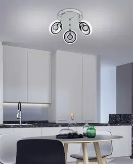 Stropní svítidlo plafond 3X6W LED chrom 3000K CELT